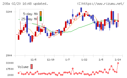 構造計画研究所ホールディングスチャート