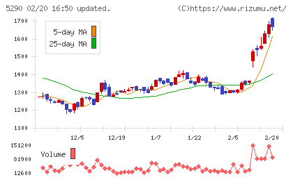 ベルテクスコーポレーションチャート