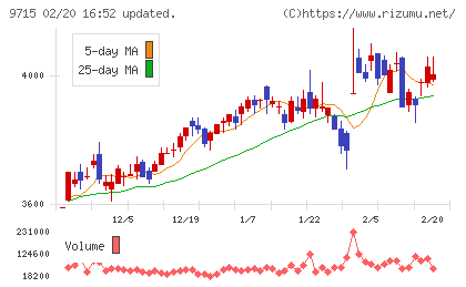 トランスコスモスチャート