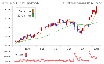 ニッポン高度紙工業チャート