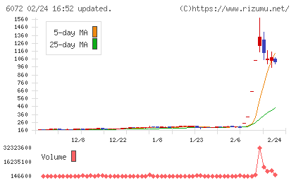 地盤ネットホールディングスチャート