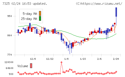 アイリックコーポレーションチャート