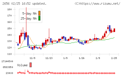 ベクターホールディングスチャート