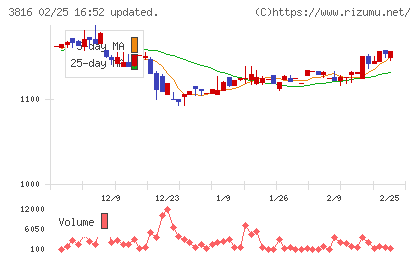 大和コンピューターチャート