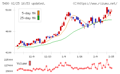 日本冶金工業チャート