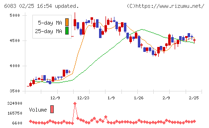 ＥＲＩホールディングスチャート