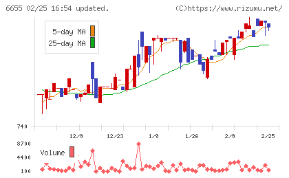 東洋電機チャート