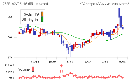 アイリックコーポレーションチャート