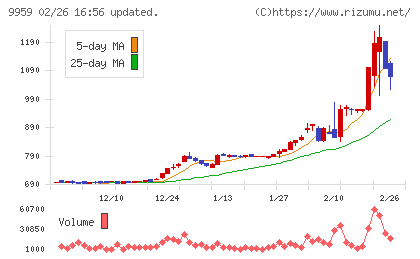 アシードホールディングスチャート
