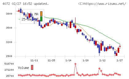 電算システムホールディングスチャート