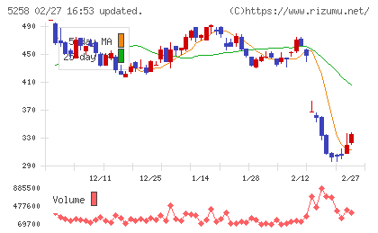 トランザクション・メディア・ネットワークスチャート