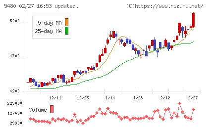 日本冶金工業チャート