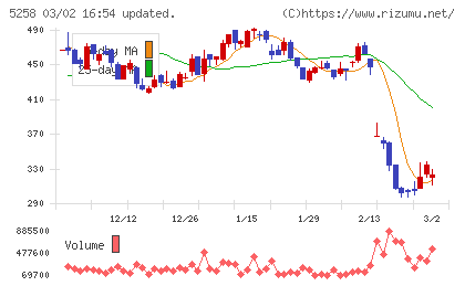 トランザクション・メディア・ネットワークスチャート