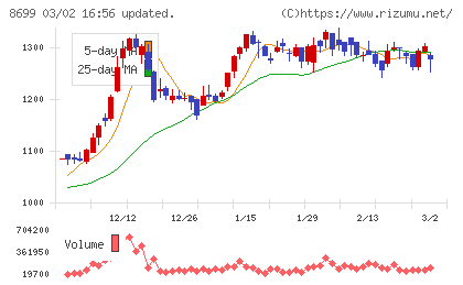HSホールディングスチャート