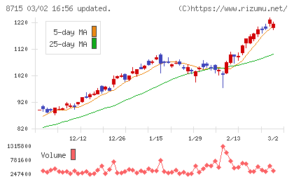 アニコム　ホールディングスチャート