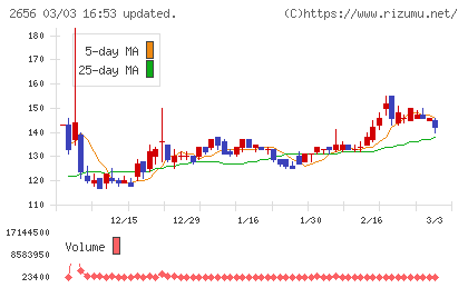ベクターホールディングスチャート