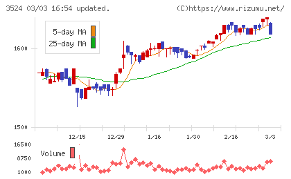 日東製網チャート