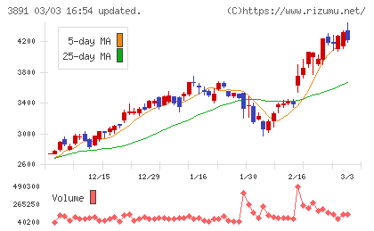 ニッポン高度紙工業チャート