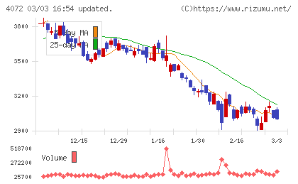 電算システムホールディングスチャート