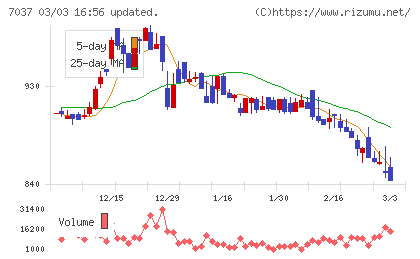 テノ．ホールディングスチャート