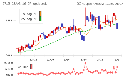 トランスコスモスチャート