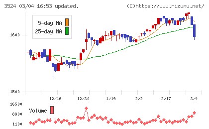 日東製網チャート