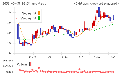 ベクターホールディングスチャート