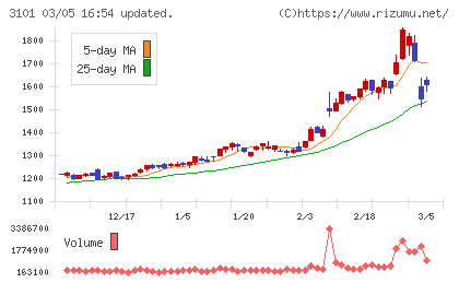 東洋紡チャート