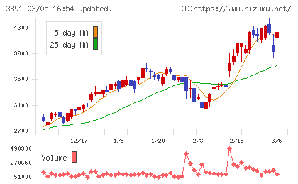 ニッポン高度紙工業チャート