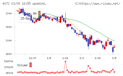 電算システムホールディングスチャート
