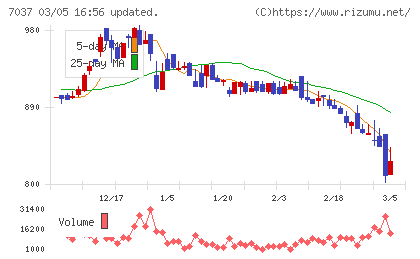 テノ．ホールディングスチャート