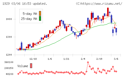 日特建設チャート