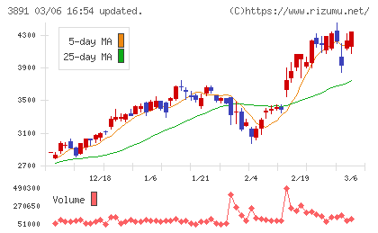 ニッポン高度紙工業チャート