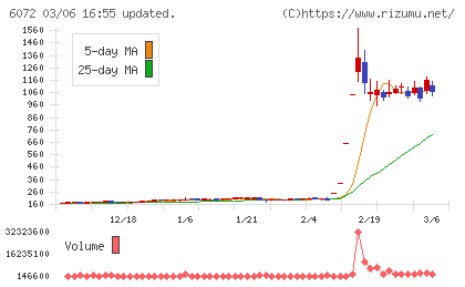 地盤ネットホールディングスチャート