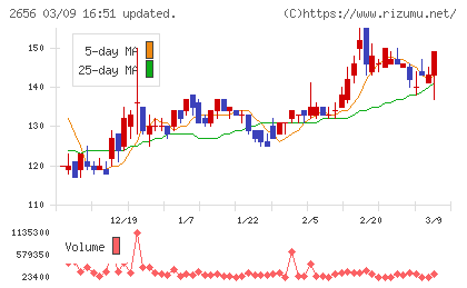 ベクターホールディングスチャート