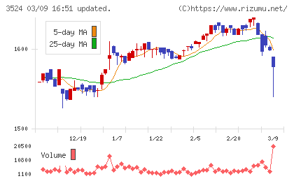 日東製網チャート