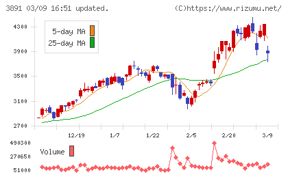 ニッポン高度紙工業チャート