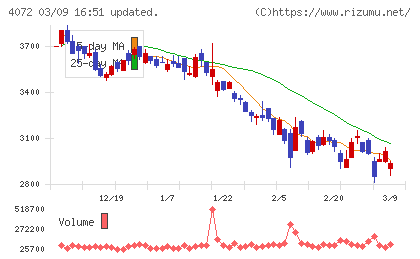 電算システムホールディングスチャート