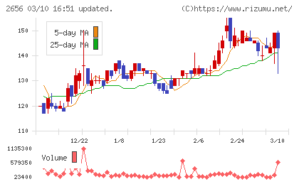 ベクターホールディングスチャート