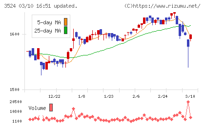 日東製網チャート