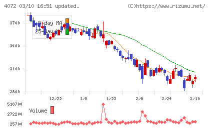 電算システムホールディングスチャート