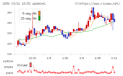 ベクターホールディングスチャート