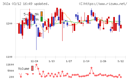 ビースタイルホールディングスチャート