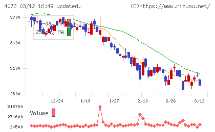 電算システムホールディングスチャート