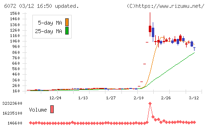 地盤ネットホールディングスチャート