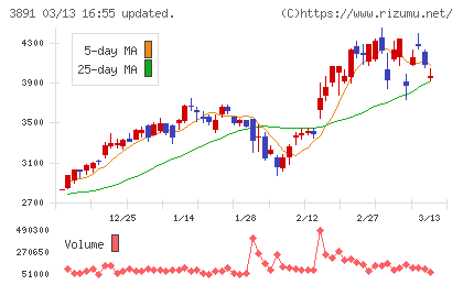ニッポン高度紙工業チャート