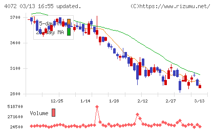 電算システムホールディングスチャート