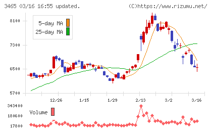 ケイアイスター不動産チャート