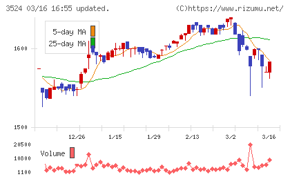 日東製網チャート