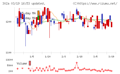 ビースタイルホールディングスチャート